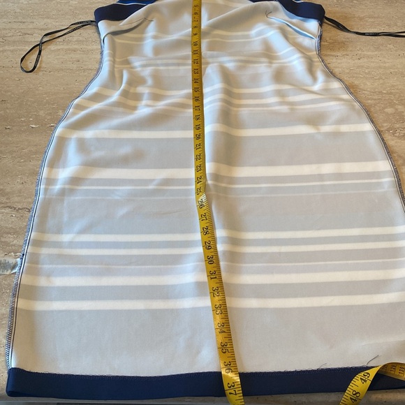 NWOT Vince Camuto Blue & White dress, see measurements in photos below. - Picture 11 of 12